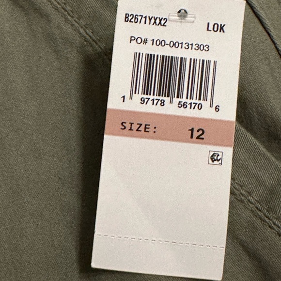 NWT Democracy Ab"solution Skyrise Paper Bag Waist Relaxed Straight Leg Pant - Picture 14 of 14